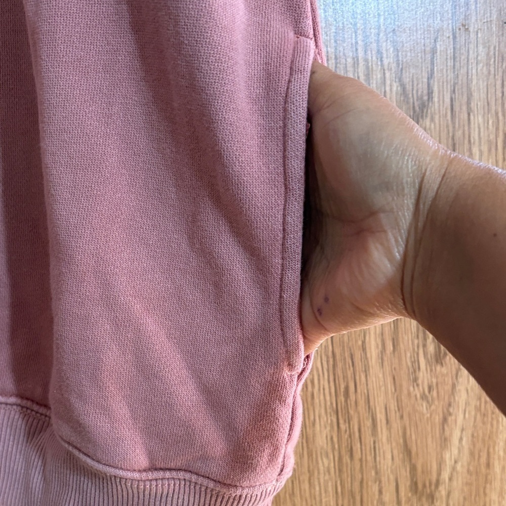 Aerie Soft Pink Textured sweatshirt - Picture 8 of 11